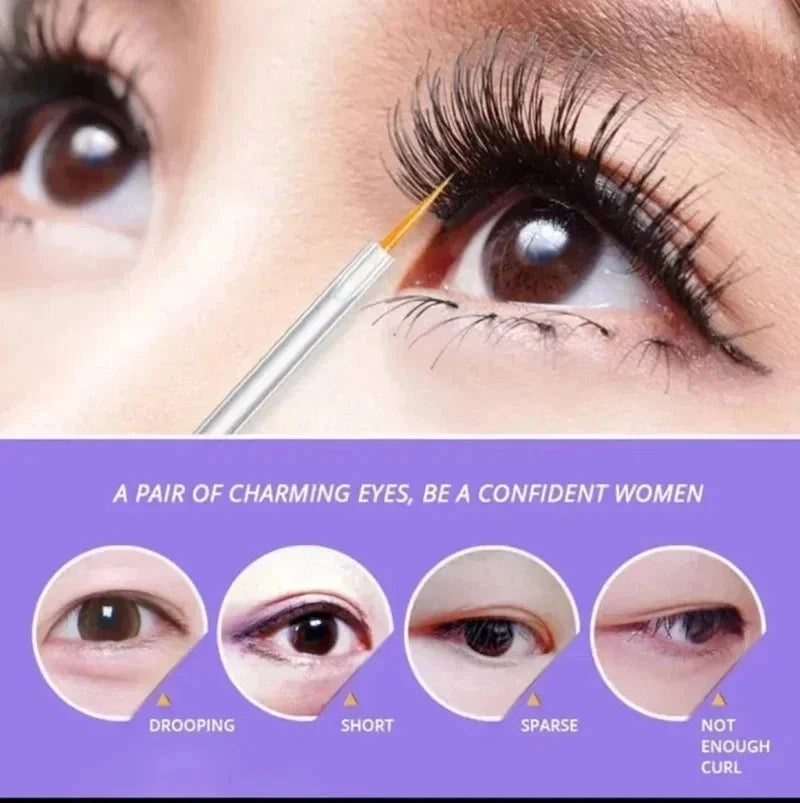 Eelhoe Natural Eyelash Growth Serum with Hyaluronic Acid – Thicker, Longer Lashes
