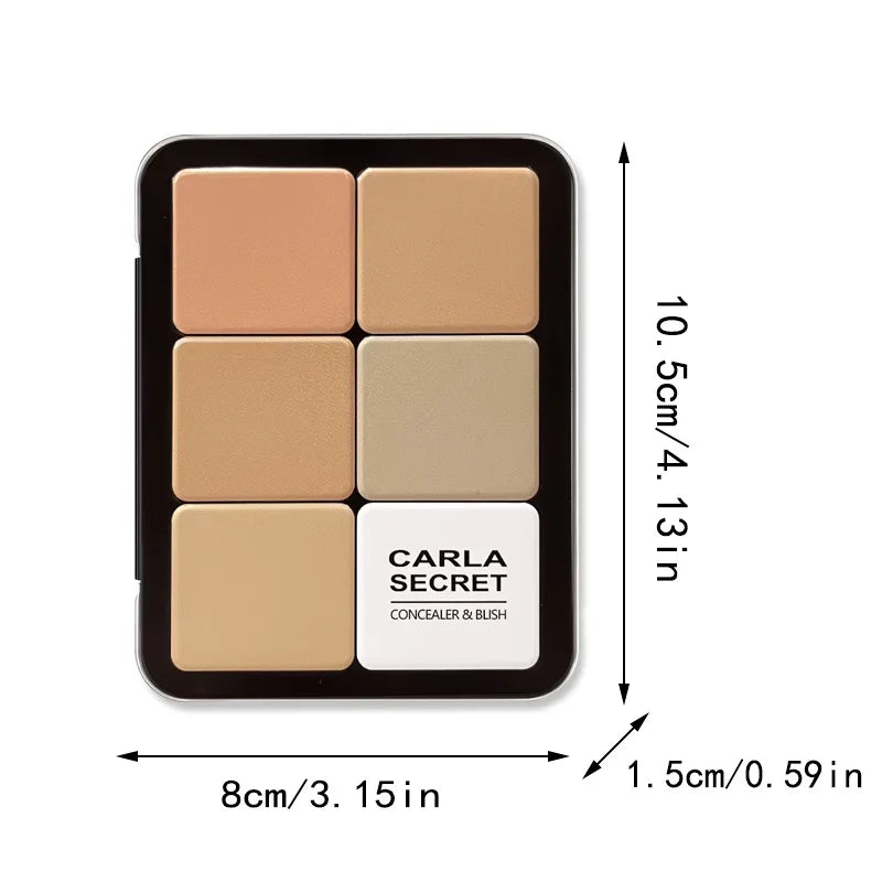 Paleta de correctores, rubores y contornos LuxuryGlow de 12 colores: kit de maquillaje todo en uno