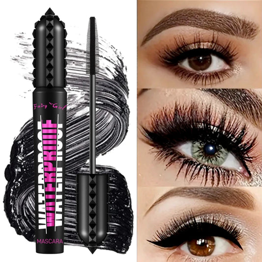 FAIRY GIRL 4D Black Waterproof Mascara – Long-Lasting Curling & Lengthening Eye Makeup