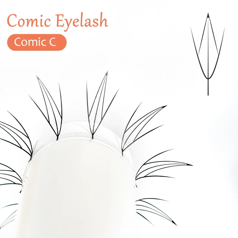 DIYDAY Comic Spire Manga Eyelash Extensions – Feather-Light Anime Look