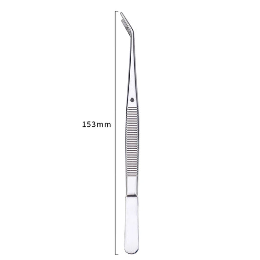 Ourriner Stainless Steel Nail Art Tweezers – Precision Rhinestone & Glitter Picker