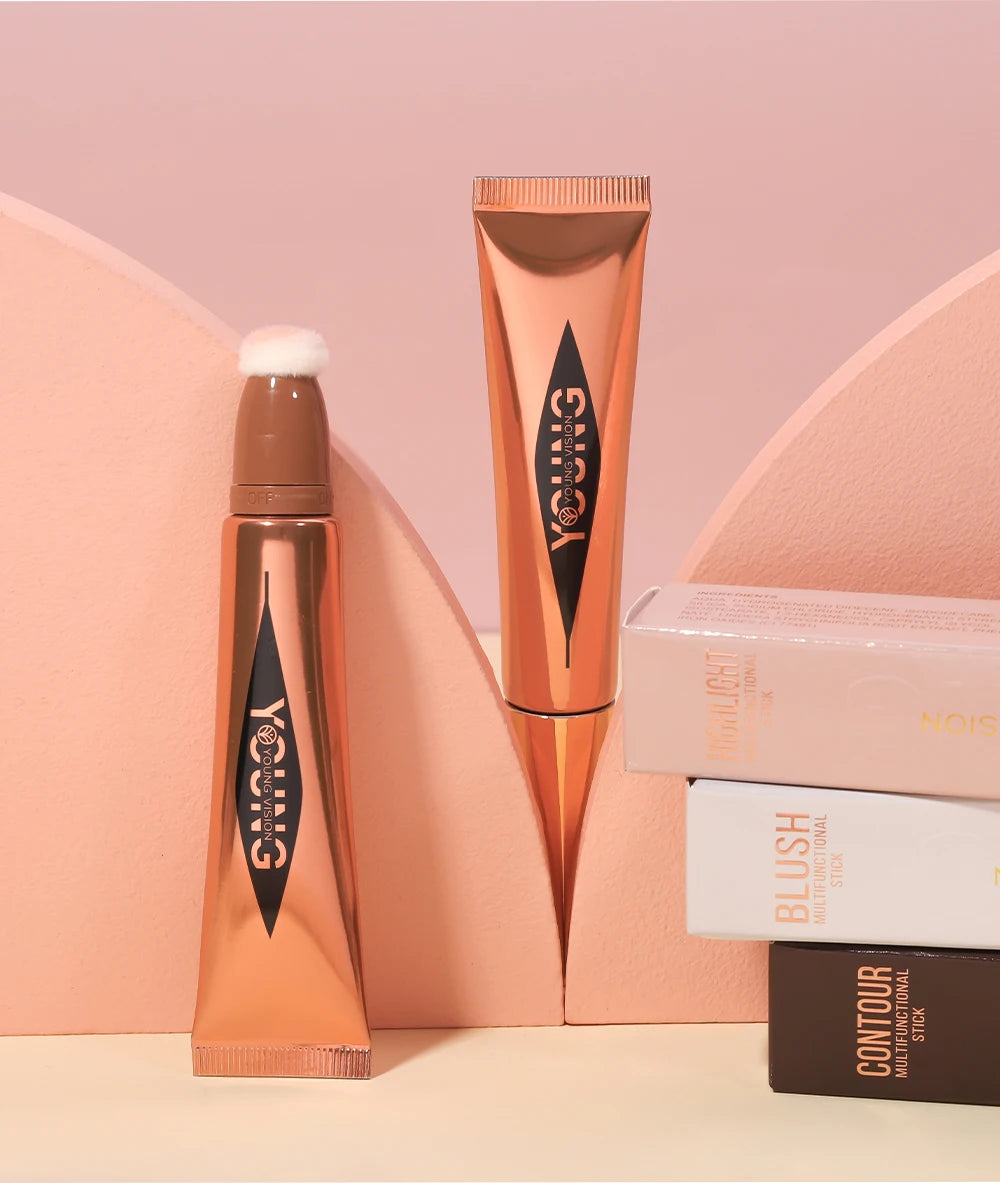 YOUNG VISION Air Cushion Blusher — Long-Lasting, Easy-to-Apply (6 Colors)
