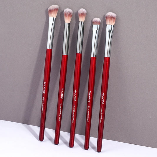 MAANGE 5PCS Eye Makeup Brush Set – Soft Nylon Blending & Concealer Tools
