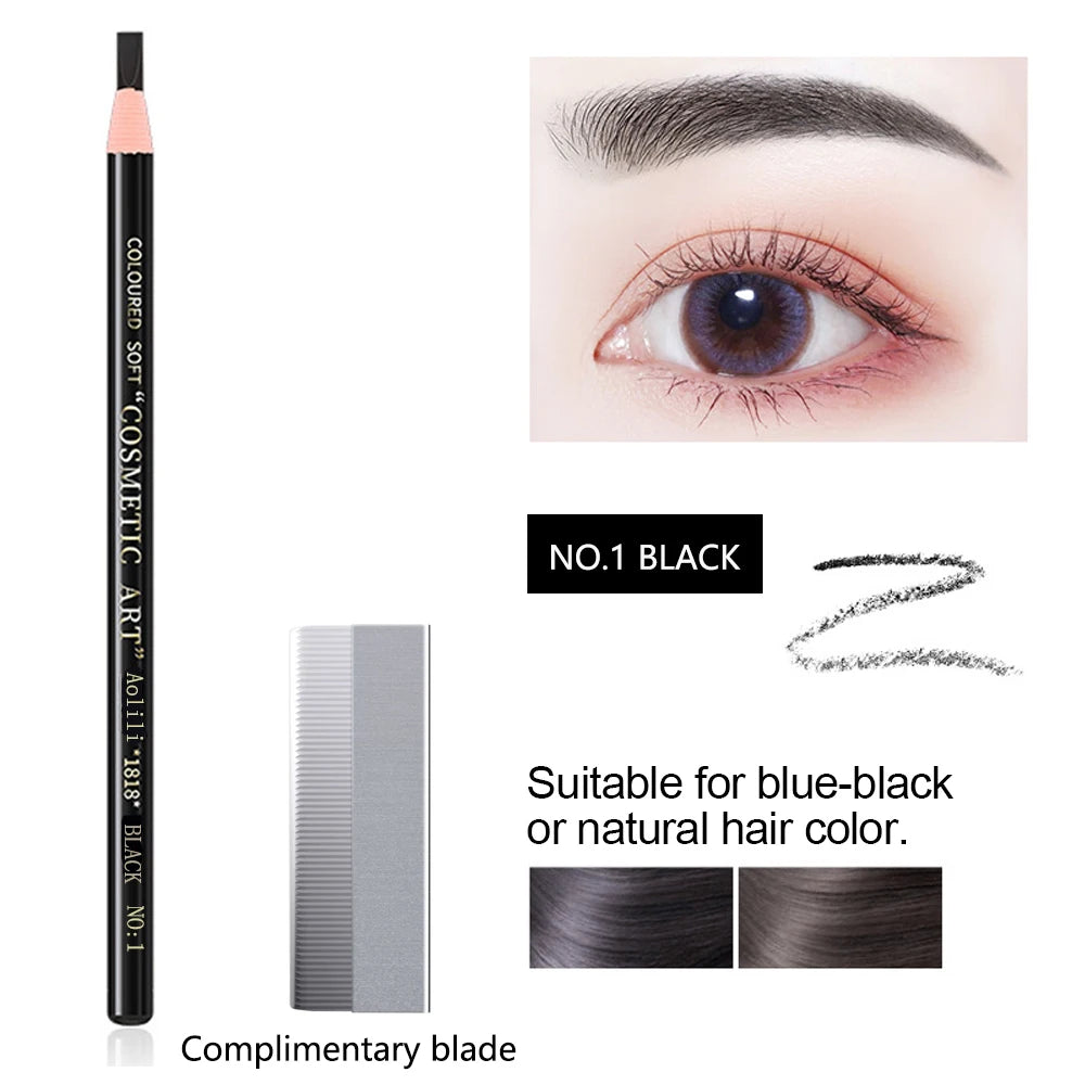 Lápiz de cejas LuxuryGlow Tear-Off Pull Line: no necesita afilarse, resistente al agua y a las manchas para unas cejas naturales y duraderas.