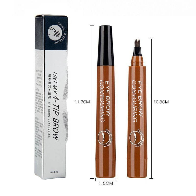 LuxuryGlow Waterproof Eyebrow Tattoo Pen – Microblading Effect Liquid Brow Pencil