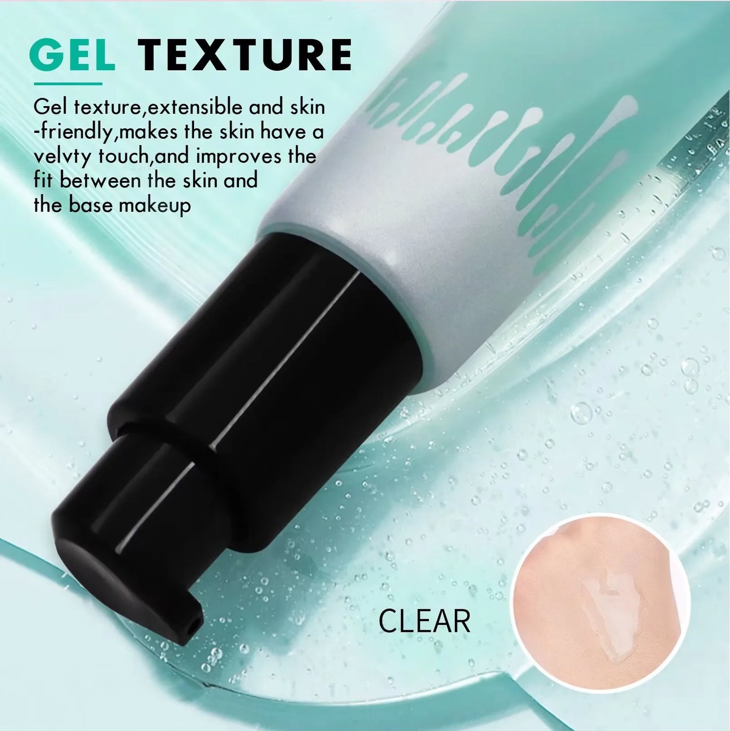 Prebase hidratante facial LUXURYTO Power Grip de 24 ml: minimiza los poros, suaviza y es una base de maquillaje de larga duración.
