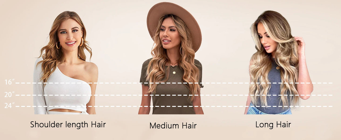 Juego de diademas rizadoras sin calor LuxuryGlow: 4 piezas de herramientas de peinado sin calor