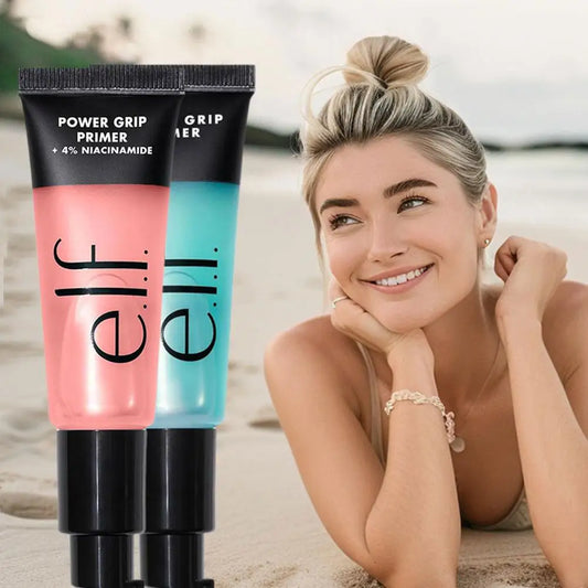 Gel prebase refinador de poros LuxuryGlow: prebase de maquillaje hidratante con protección solar