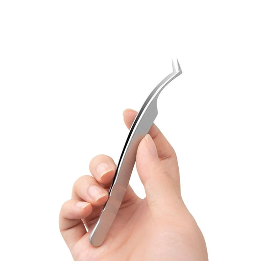 LuxuryGlow High-Precision Eyelash Tweezers for Lash Extension & Grafting