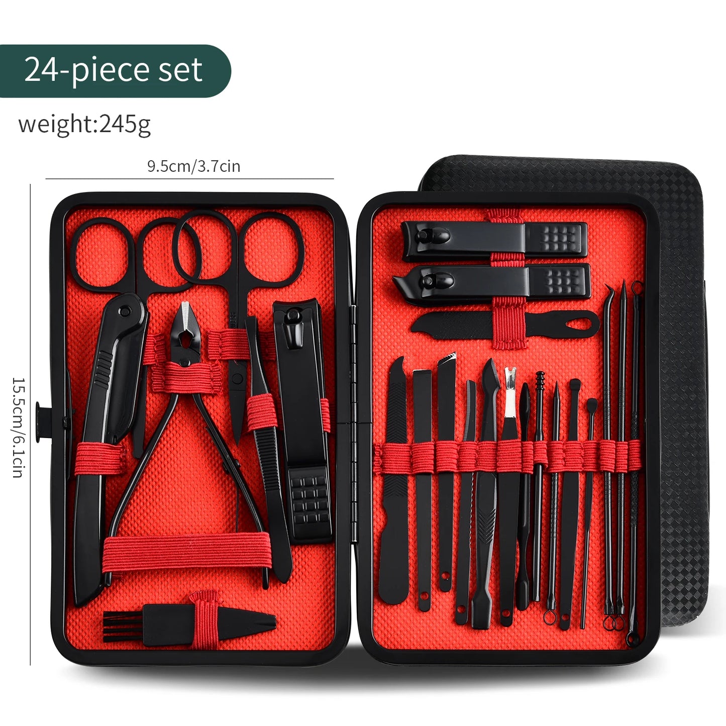 ouriner 7–24pcs Professional Nail Clippers Kit – Precision Grooming for Men & Women