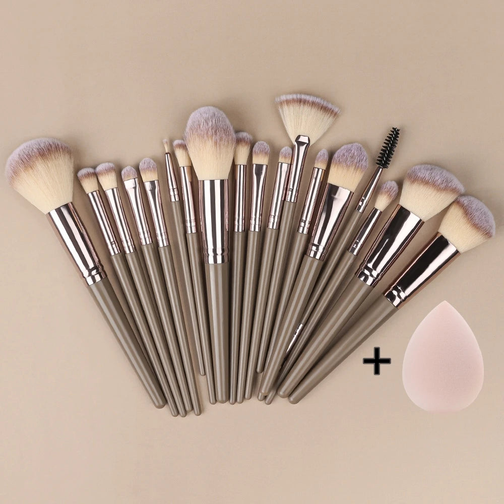 ZSRUNHUI 1–20 Pcs Professional Makeup Brush Set – Soft, Precise & Multi-Use