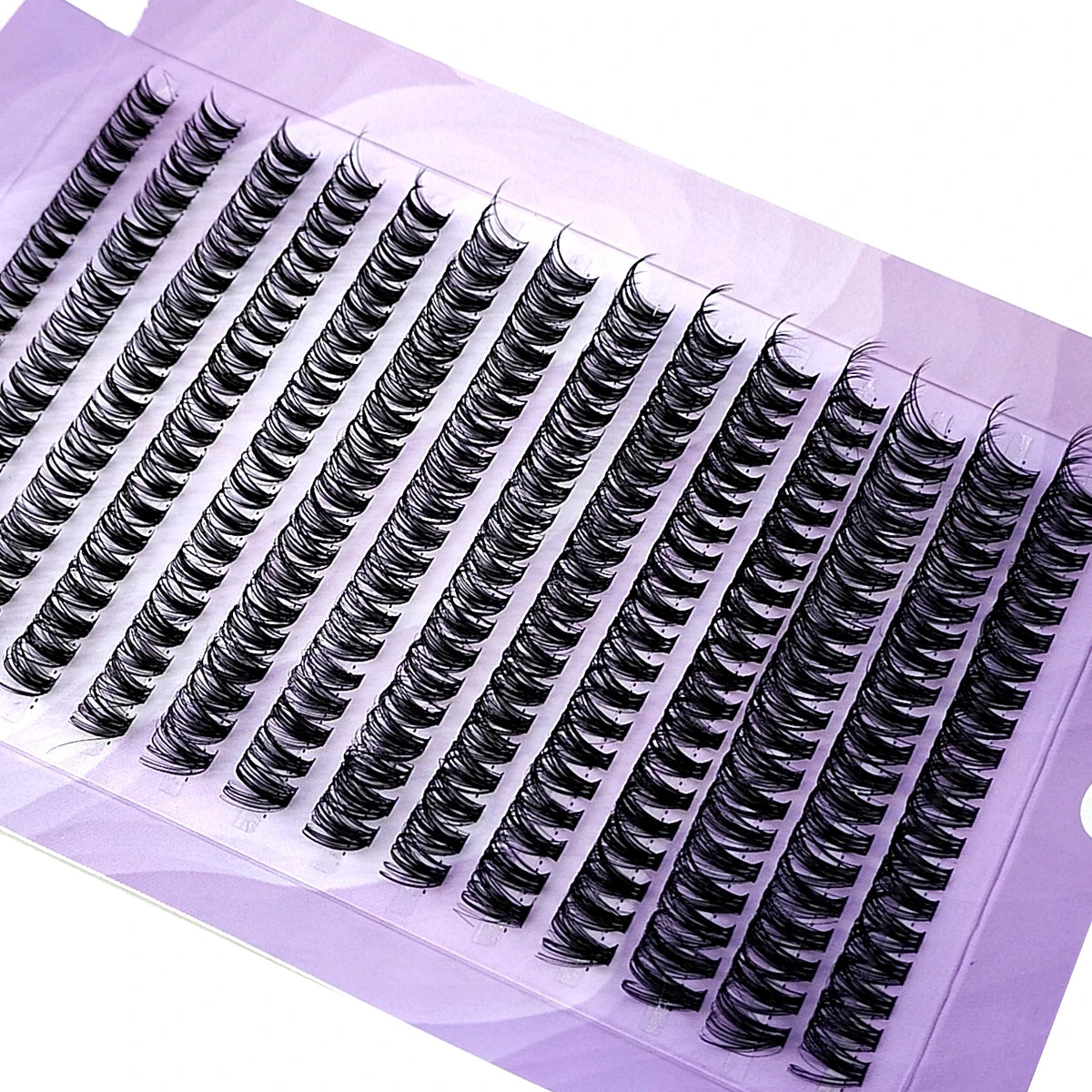 HBZGTLAD 280 paquetes de extensiones de pestañas de visón 3D 60D/80D: pestañas ultrafinas en racimo para hacer tú mismo
