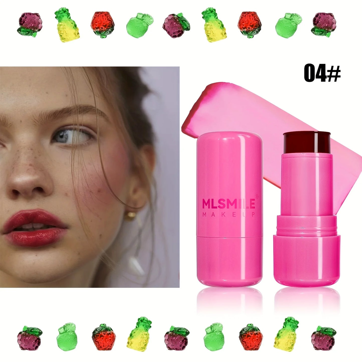 MLSMILE Jelly Blush &amp; Lip Tint Stick: ligero, duradero y con un brillo natural
