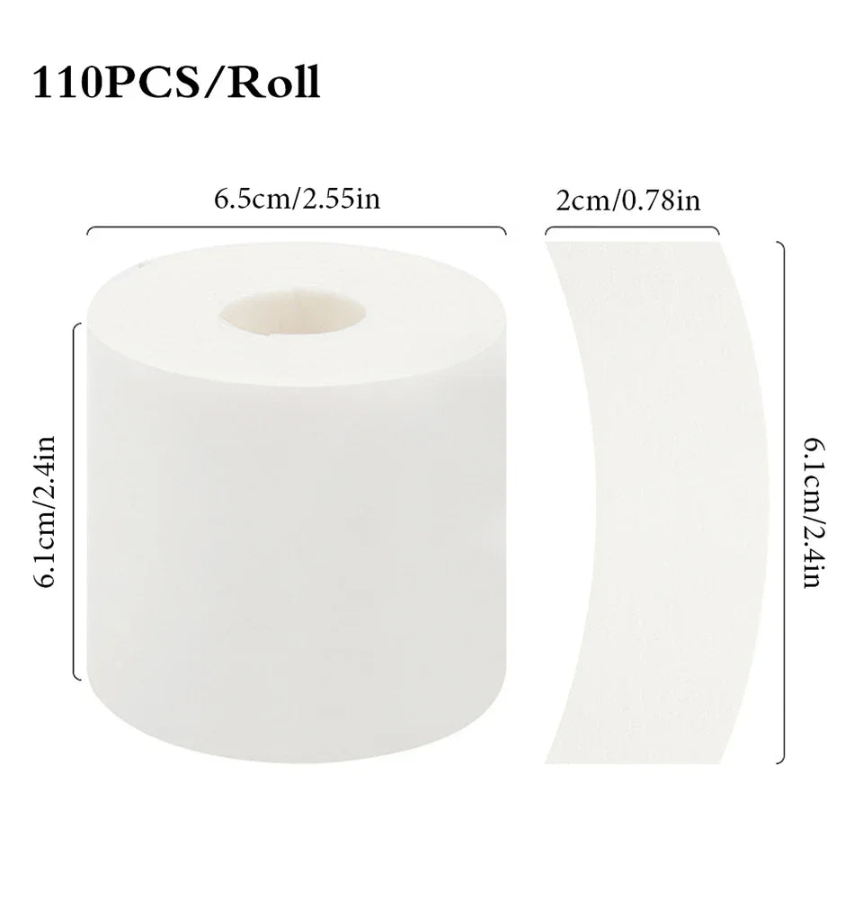 HUAZDS - Rollo de 110 cintas de espuma para extensiones de pestañas y maquillaje de ojos