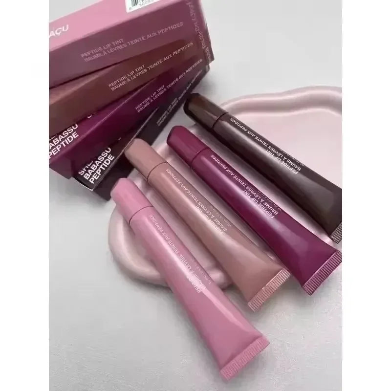Rubor en barra para labios y mejillas Page Vine: brillo hidratante en tonos crema de moda