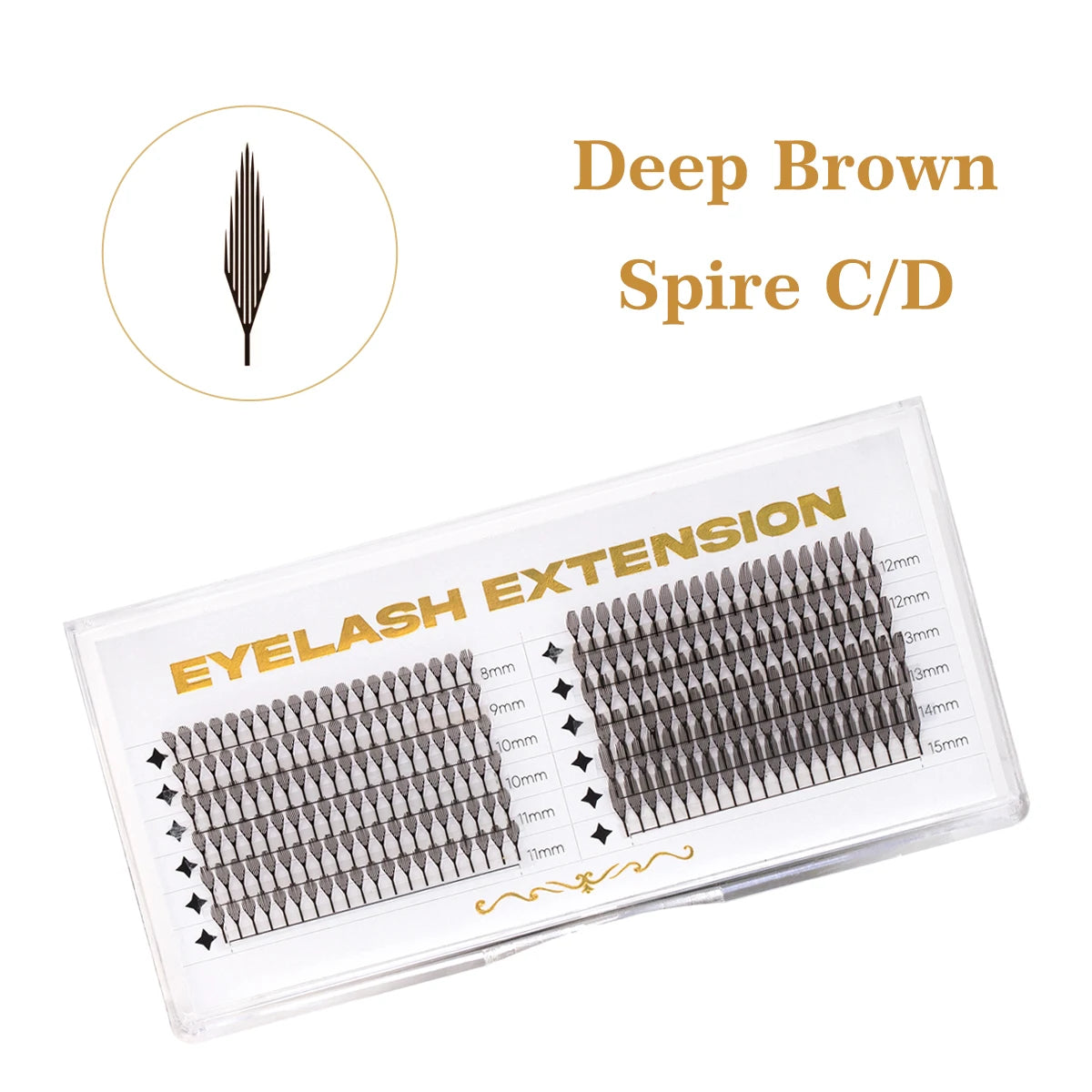 lashrujade Premade Volume Fan Lashes – Soft Faux Mink, Natural Look for Salon & DIY Use