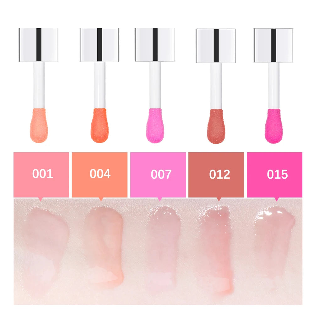 Bálsamo labial hidratante ibcccndc con aceite y brillo labial – Bálsamo labial hidratante y voluminizador con semillas de cereza