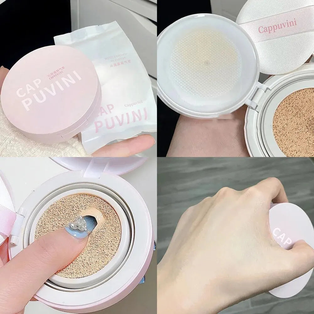 Cappuvini Liquid Air Cushion Concealer – Long-Lasting Brightening Foundation