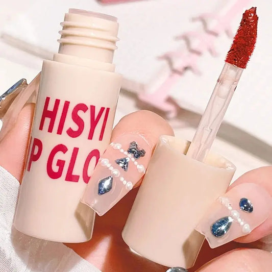 Brillo labial mate aterciopelado LuxuryGlow de 6 colores | Labial de larga duración y alta pigmentación