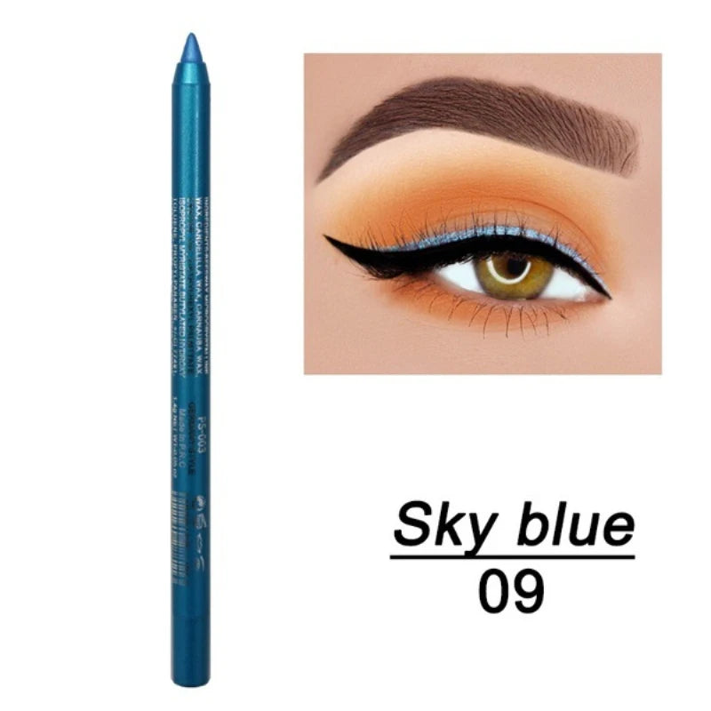 LuxuryGlow Silkworm Pearlescent Eyeshadow & Eyeliner Gel Pen – Waterproof, High Gloss
