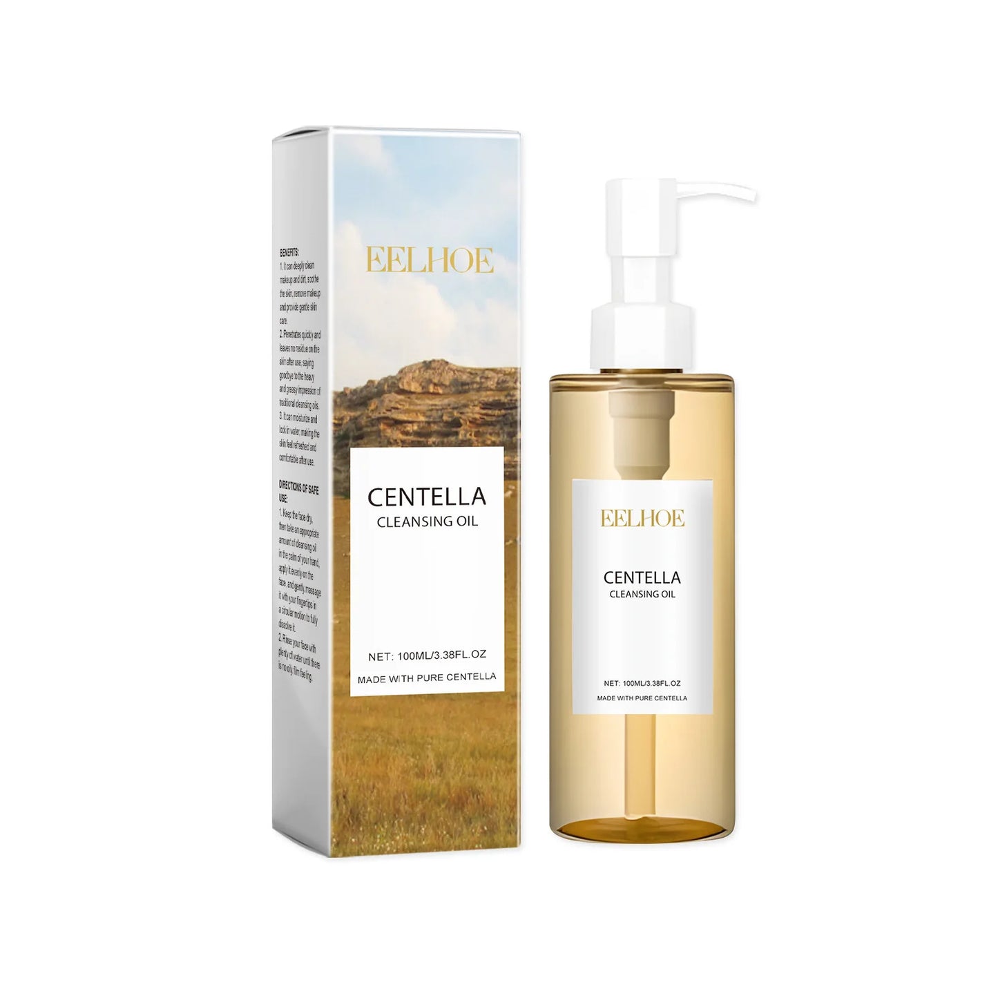 EELHOE Centella Gentle Facial Cleansing Oil – Deep Clean & Makeup Remover for Sensitive Skin – 100ml