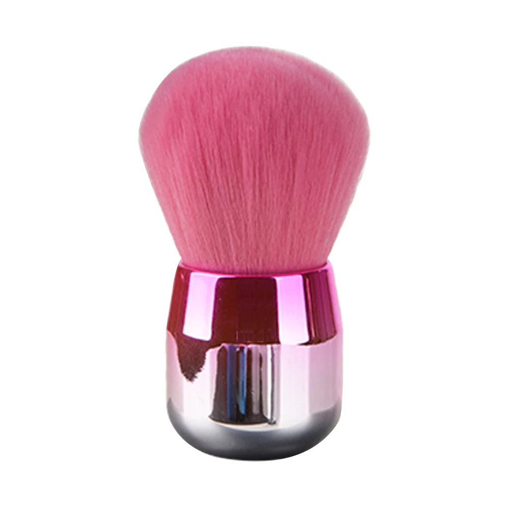 LuxuryGlow Mushroom Head Makeup Powder Brush | Soft Wool Fiber for Smooth Application