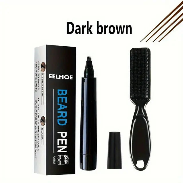 Eelhoe Beard Filling Pen Kit – Waterproof Beard Enhancer & Shaping Pencil for Men