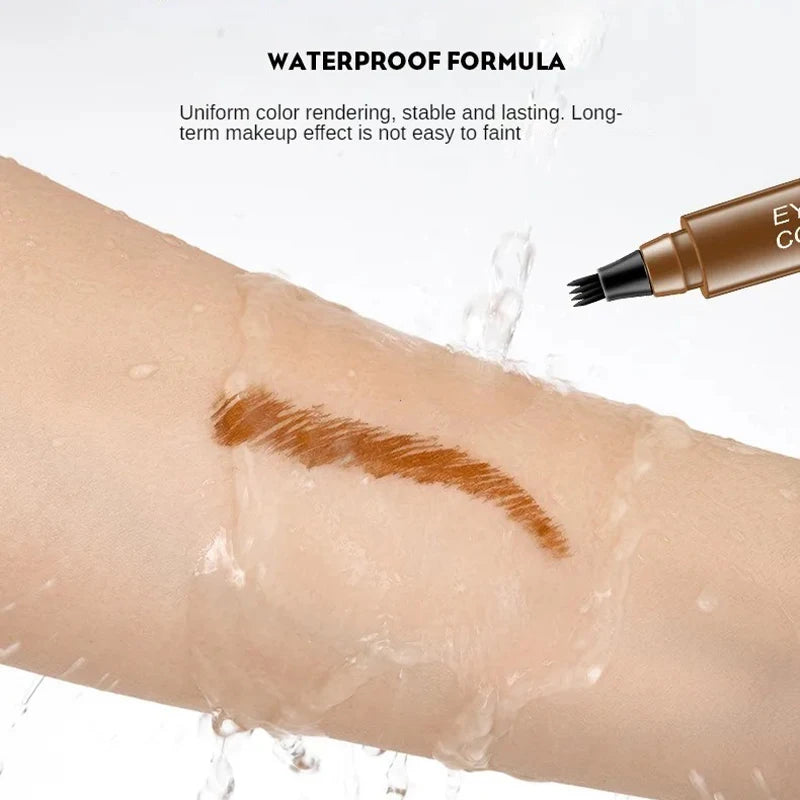 OREADEX 4-Point Eyebrow Pencil – Waterproof, Long-Lasting Natural Brow Pen