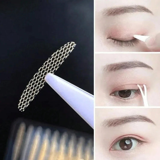 WRDEW 240Pcs Invisible Double Eyelid Tape – Self-Adhesive, Natural Look with Tools