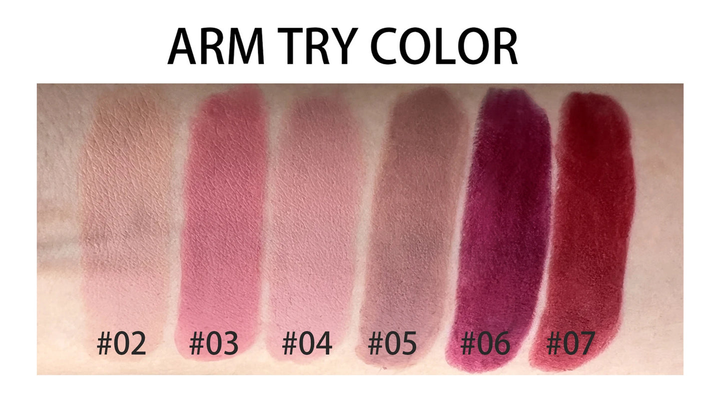 Handaiyan Naked Color Velvet Matte Lipstick – Long-Lasting & Moisturizing