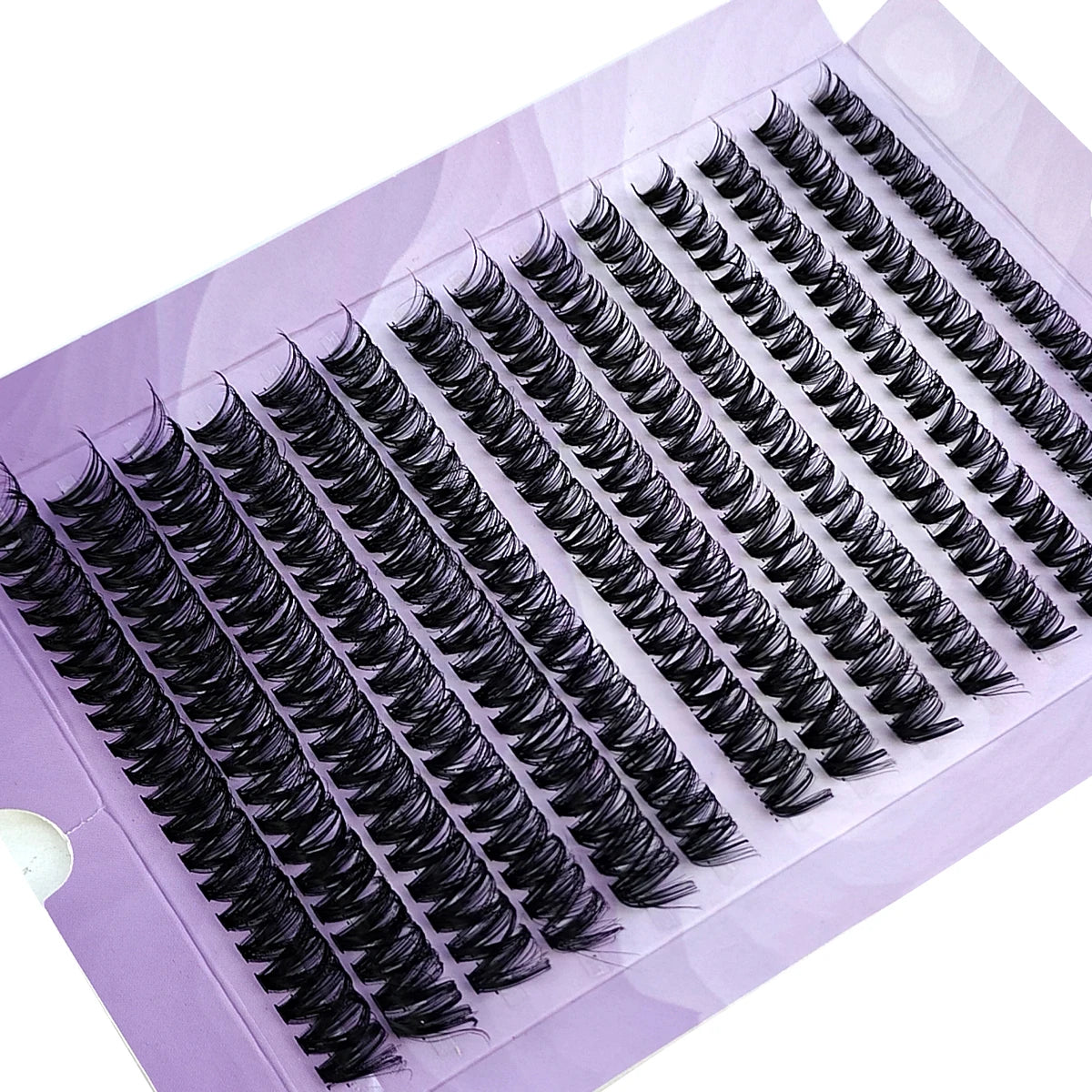 HBZGTLAD 280 paquetes de extensiones de pestañas de visón 3D 60D/80D: pestañas ultrafinas en racimo para hacer tú mismo