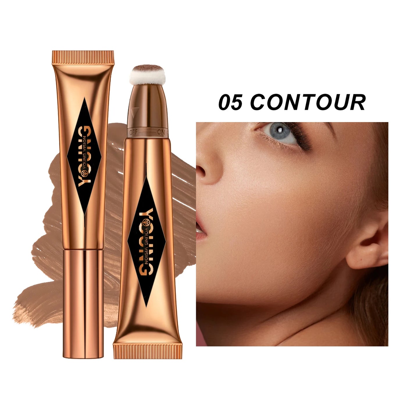 YOUNG VISION Air Cushion Blusher — Long-Lasting, Easy-to-Apply (6 Colors)