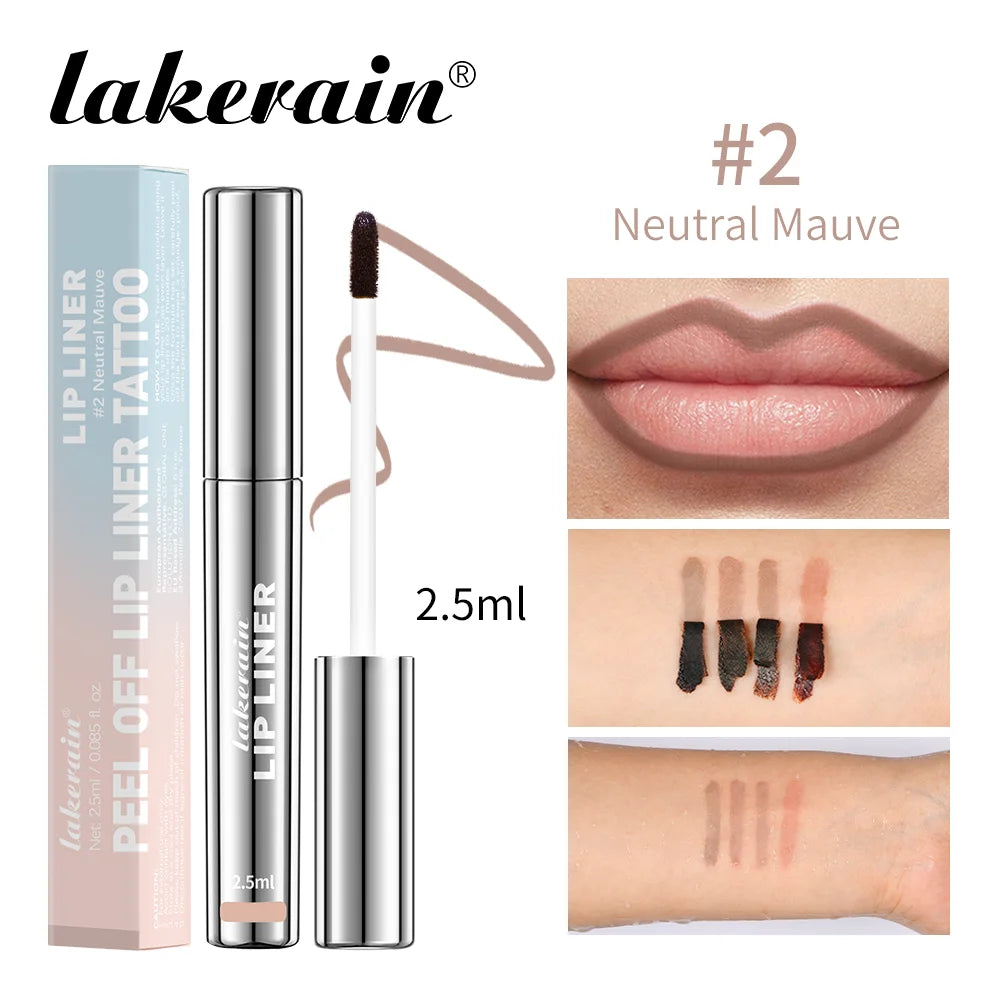 Delineador de labios Peel-Off Tattoo de ibcccndc: tinte mate resistente al agua y de larga duración