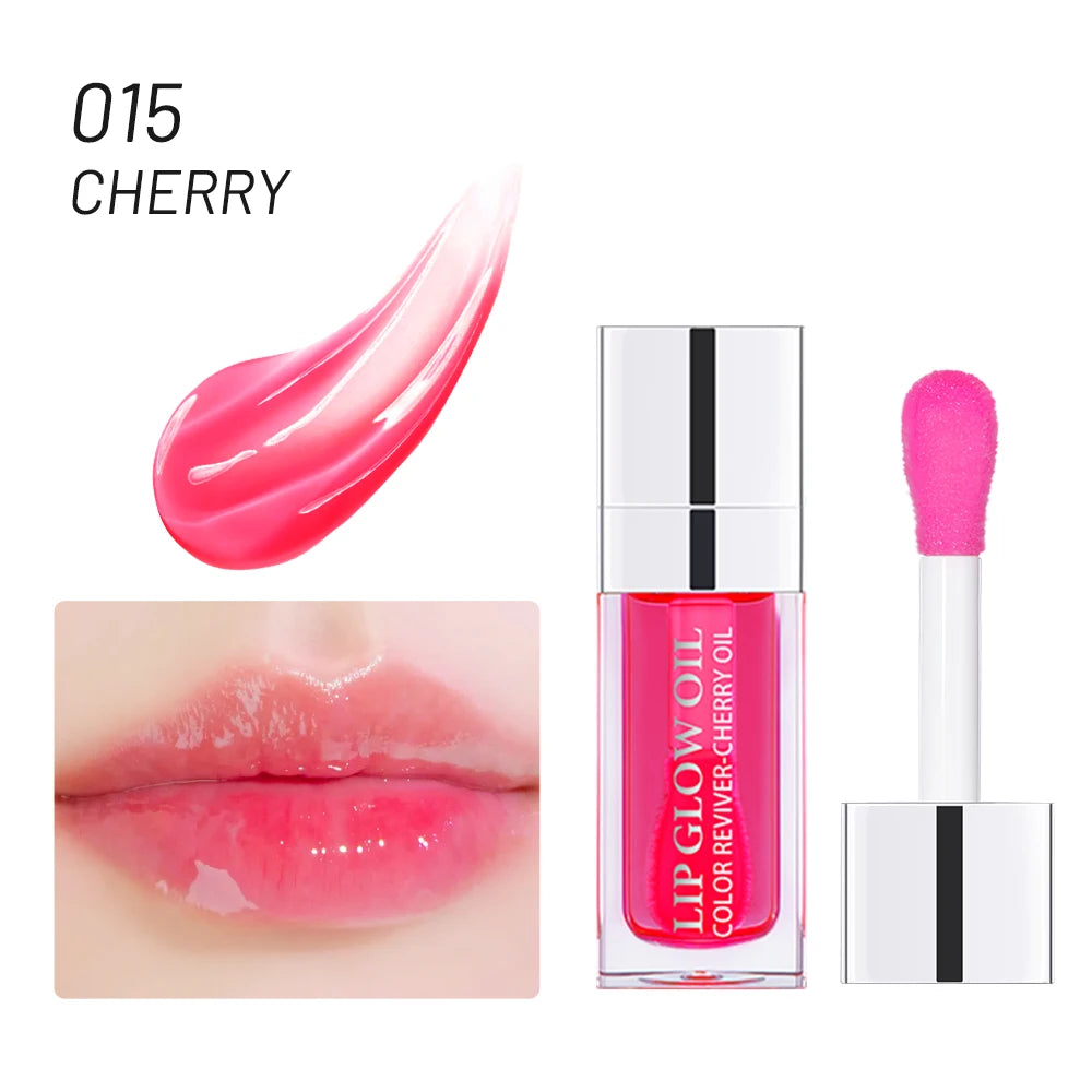 Bálsamo labial hidratante ibcccndc con aceite y brillo labial – Bálsamo labial hidratante y voluminizador con semillas de cereza