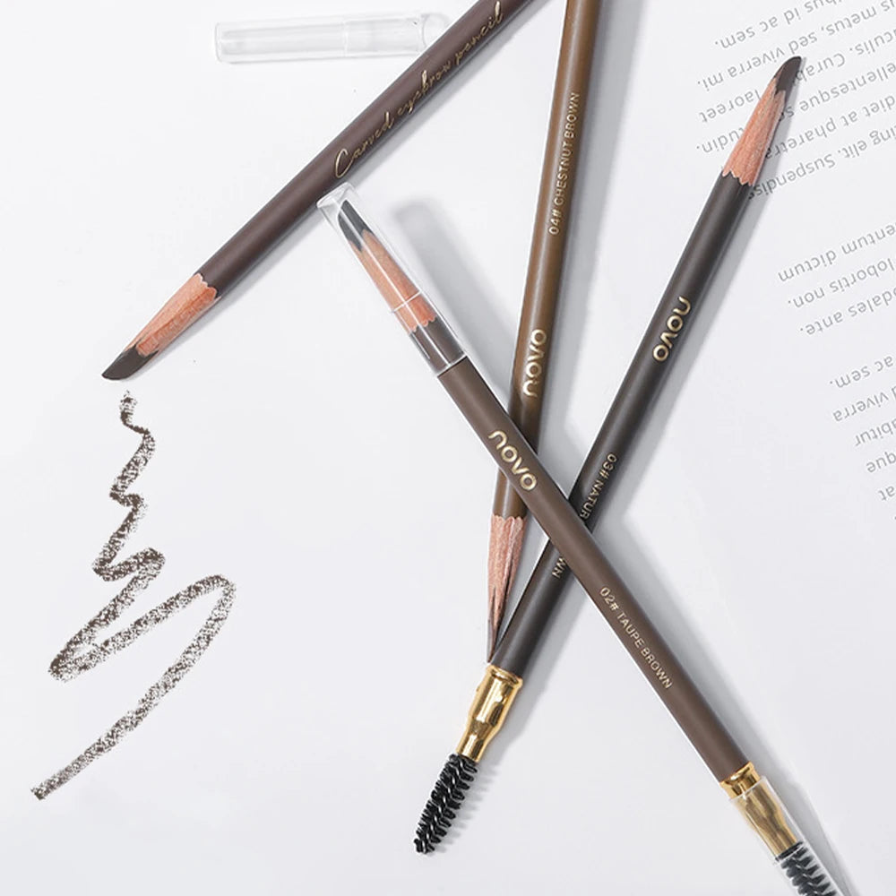 LuxuryGlow Waterproof Eyebrow Pencil | Long-Lasting Microblading Effect for Defined Brows