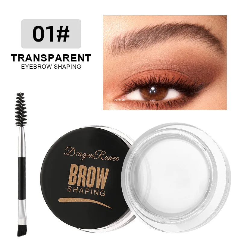 Dragon Ranee 6-Color Eyebrow Styling Cream – Long-Lasting Waterproof Brow Gel