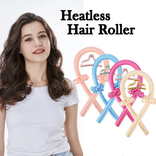 Diadema con rizador sin calor LuxuryGlow: rizos suaves y elásticos sin dañarlos