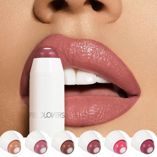 LuxuryGlow 2-in-1 Nude & Red Matte Lipstick – Moisturizing, Waterproof, Long-Lasting