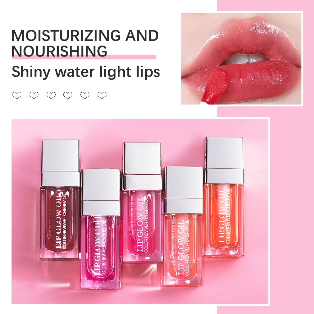 Bálsamo labial hidratante ibcccndc con aceite y brillo labial – Bálsamo labial hidratante y voluminizador con semillas de cereza