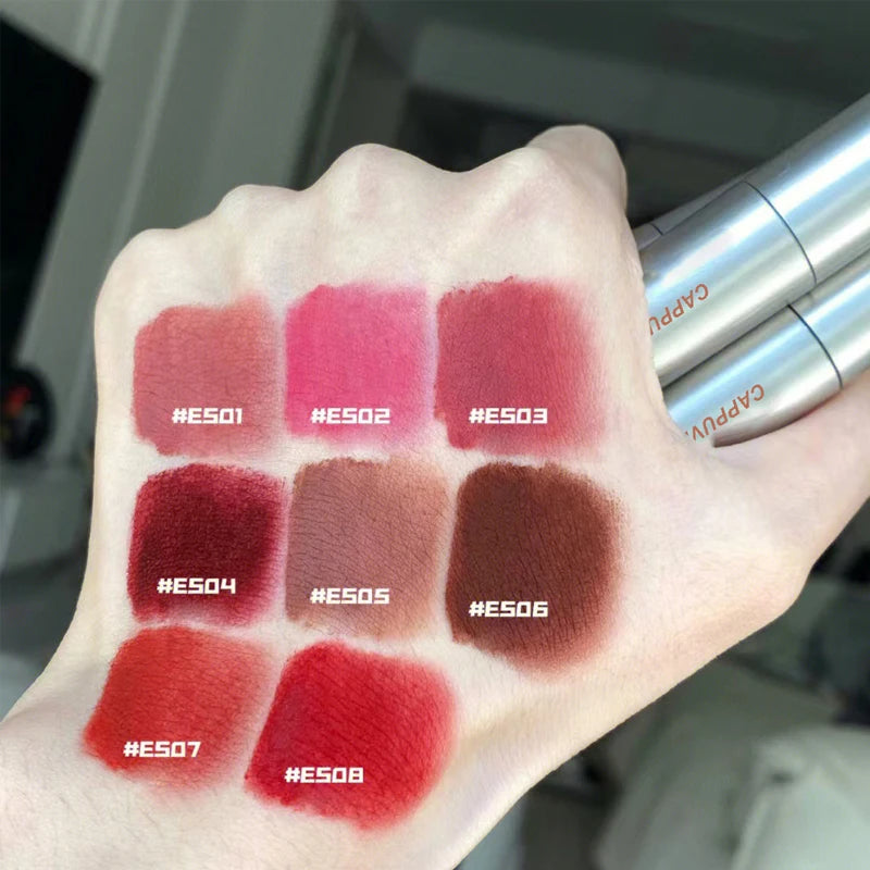 Cappuvini Velvet Matte Lip Gloss – Waterproof, Smudge-Proof & Long-Lasting