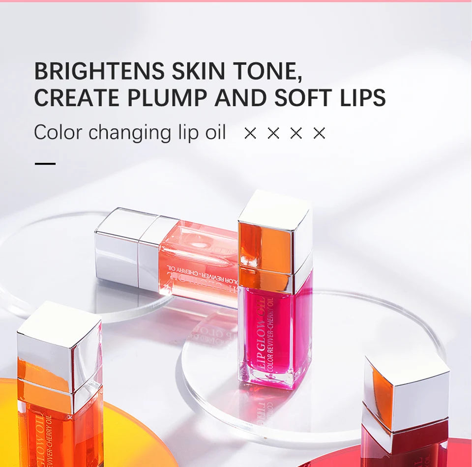 Bálsamo labial hidratante ibcccndc con aceite y brillo labial – Bálsamo labial hidratante y voluminizador con semillas de cereza