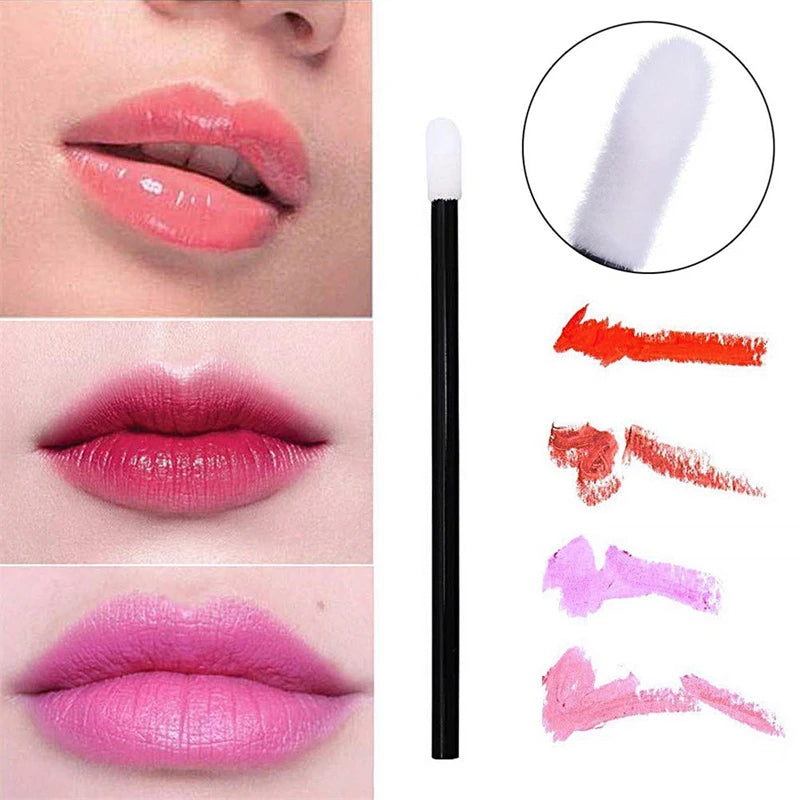 Pinceles desechables para rímel y labios HMQ Beauty (100/50 unidades) – Aplicadores de maquillaje higiénicos