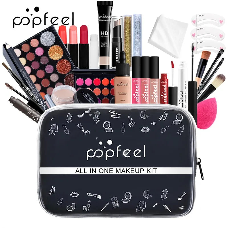 POPFEEL All-In-One Makeup Kit – Full Face Makeup Set for Women
