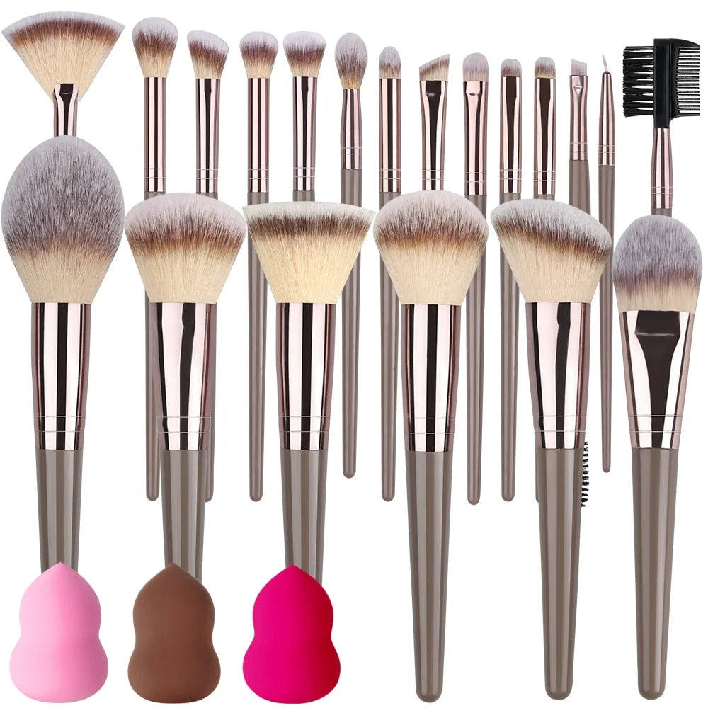 ZSRUNHUI 1–20 Pcs Professional Makeup Brush Set – Soft, Precise & Multi-Use