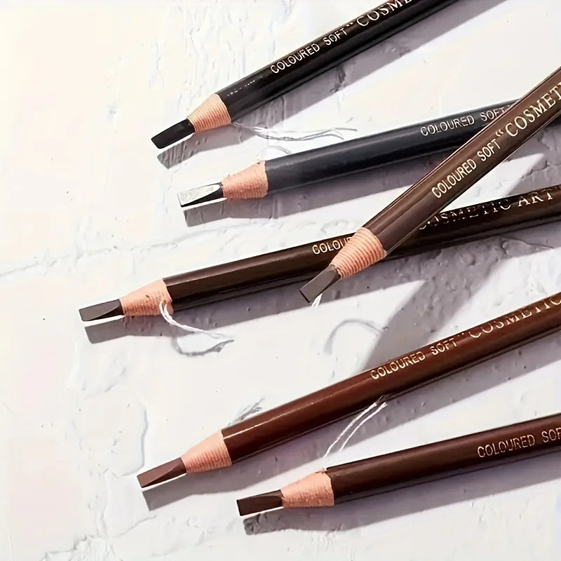 Lápiz de cejas desprendible LuxuryGlow resistente al agua: no se corre, no necesita afilarse, aspecto natural.