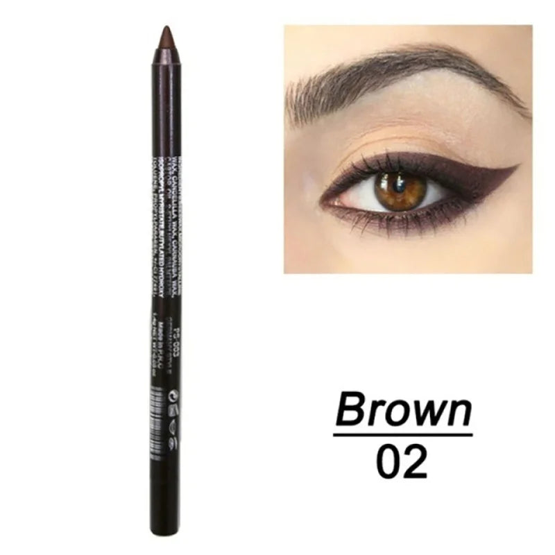 LuxuryGlow Silkworm Pearlescent Eyeshadow & Eyeliner Gel Pen – Waterproof, High Gloss