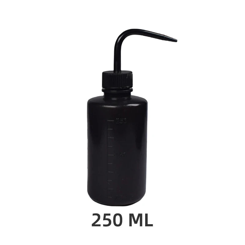 YASHICORAL 250/500ml Eyelash Cleaning Bottle – Curved Spout Lash & Brow Rinse Tool