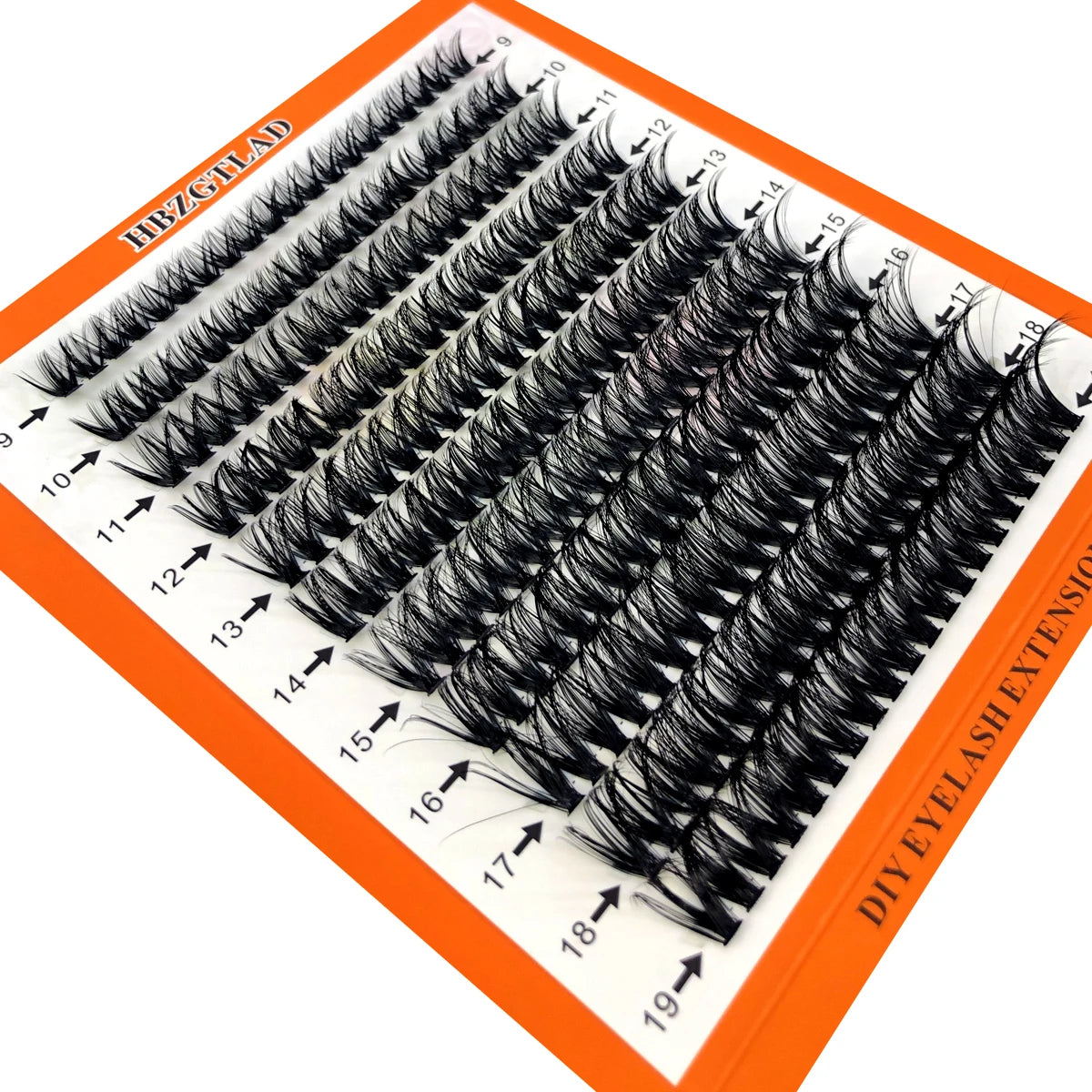 رموش HBZGTLAD الروسية متعددة الطبقات - 30D/40D/60D/80D بمظهر طبيعي وناعم