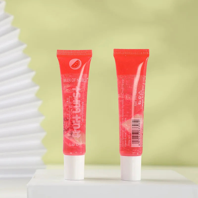 Glory Carrot 6-Piece Fruity Lip Gloss Set – Hydrating & Glossy Lip Gel for Moisturized, Shiny Lips