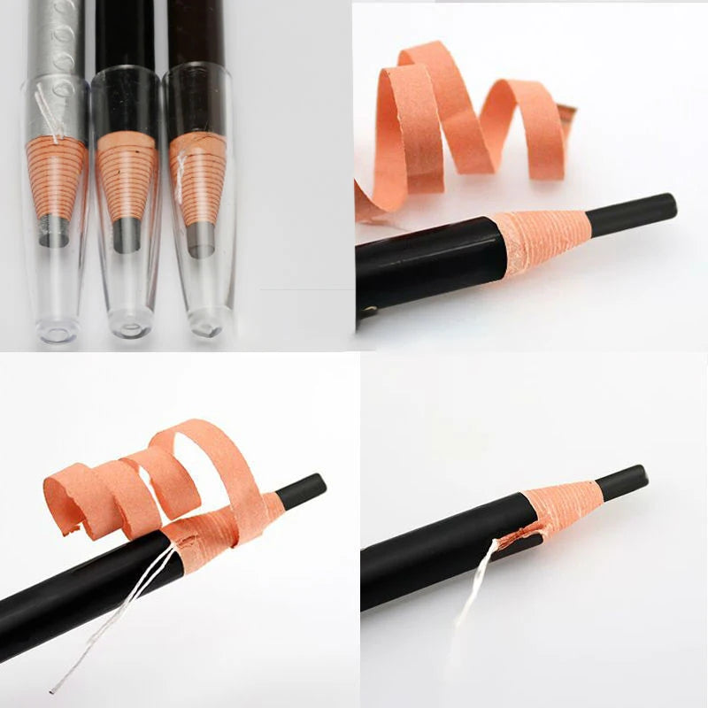 Lápiz de cejas LuxuryGlow Tear-Off Pull Line: no necesita afilarse, resistente al agua y a las manchas para unas cejas naturales y duraderas.